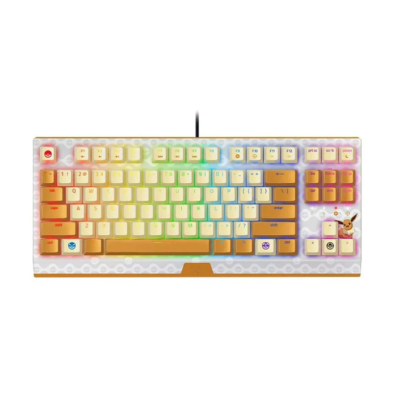 Razer x Pokémon Eevee Blackwidow V3 Mechanical Gaming Wired Keyboard - لوحة مفاتيح